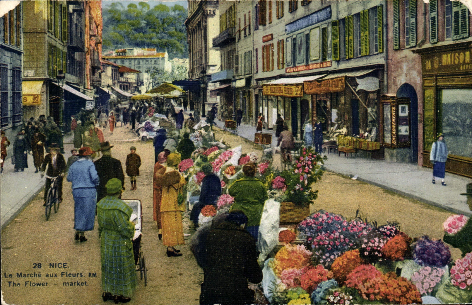 CPA Nice Le Marche aux Fleurs