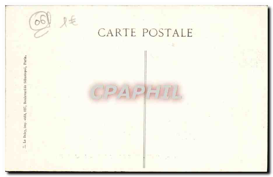 CPA Nice la Jetee Promenade — Verso