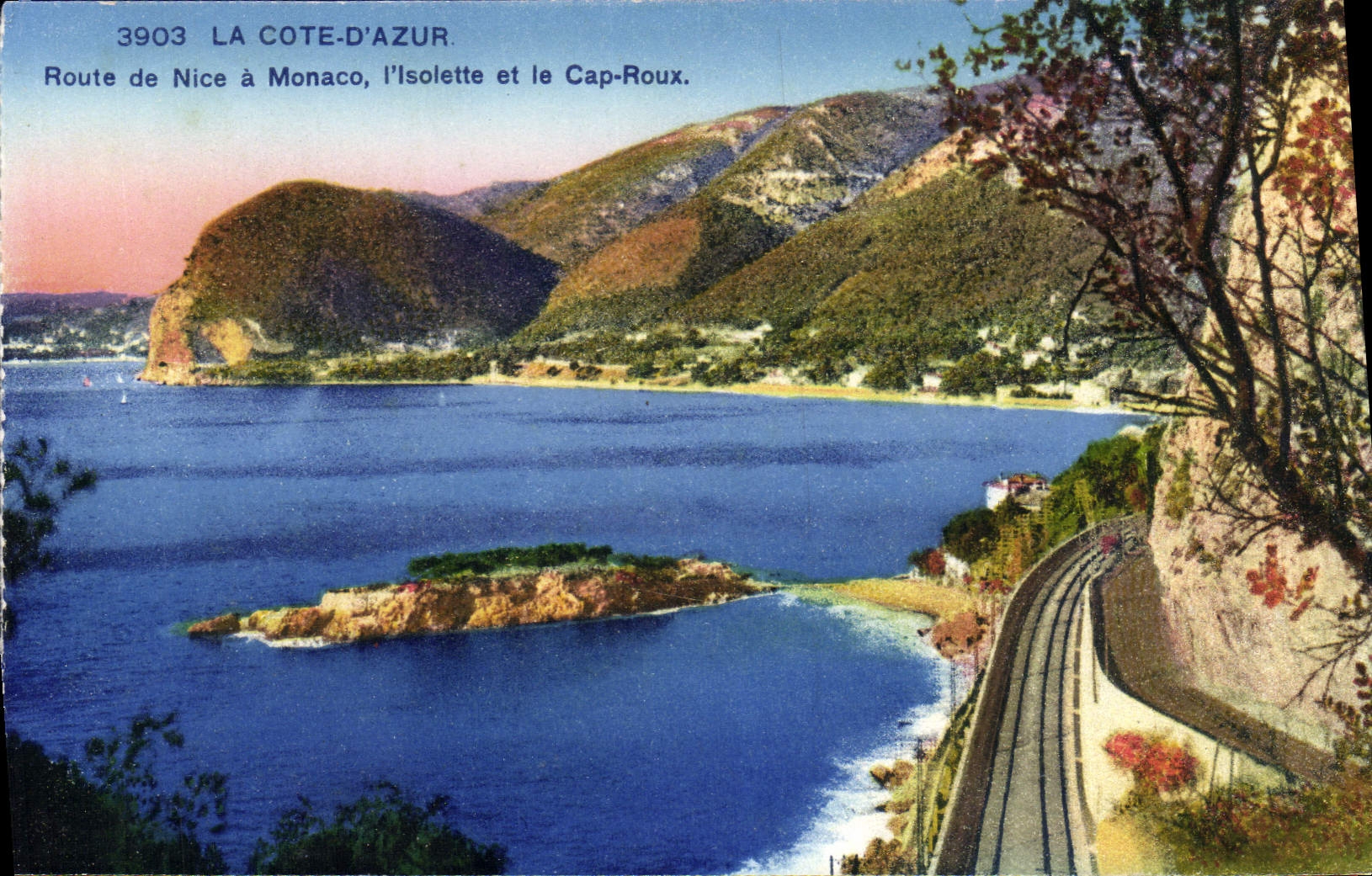CPA La Cote D'Azur Nice Monaco l'Isolette et le Cap Roux