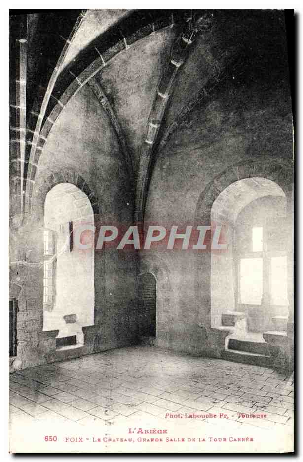 CPA Foix La Chateau Grande salle de la cour carree