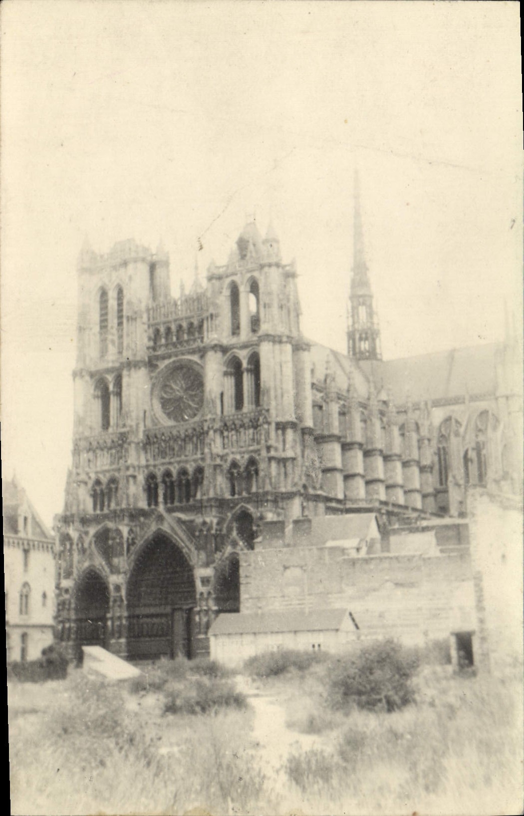 Photo Amiens La cathedrale 1946