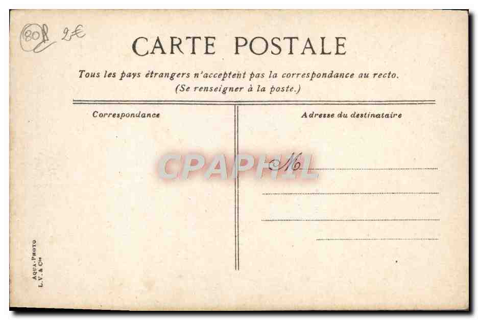 CPA Amiens La Cathedrale Les Stalles — Rückseite