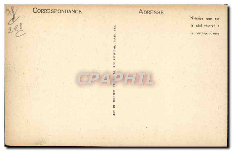 Rambouillet — Le Château — La Tour François — LL — Verso