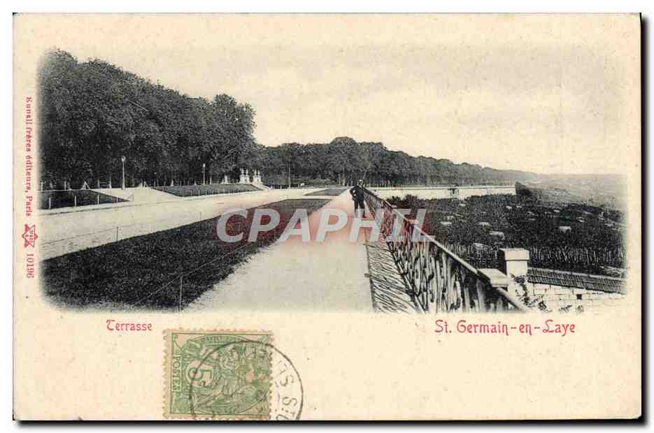 Terrasse — St. Germain-en-Laye — éditée par Rummel Frères, Paris, n° 10198