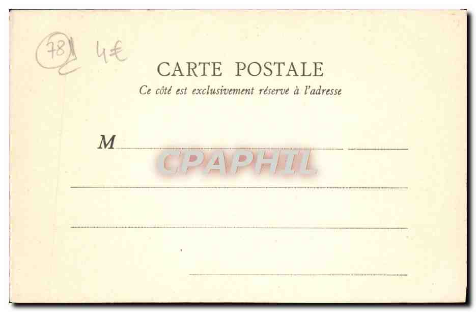 Château de Rambouillet — Entrée — B. F., Paris — Rückseite