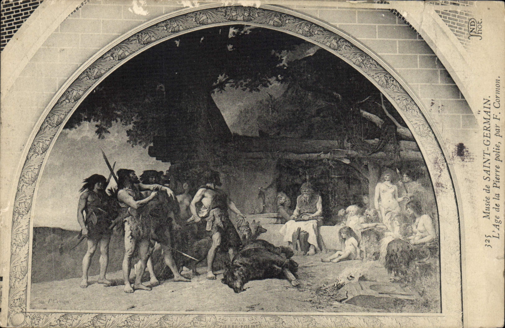 L'Âge de la Pierre polie — Musée de Saint-Germain, par F. Cormon