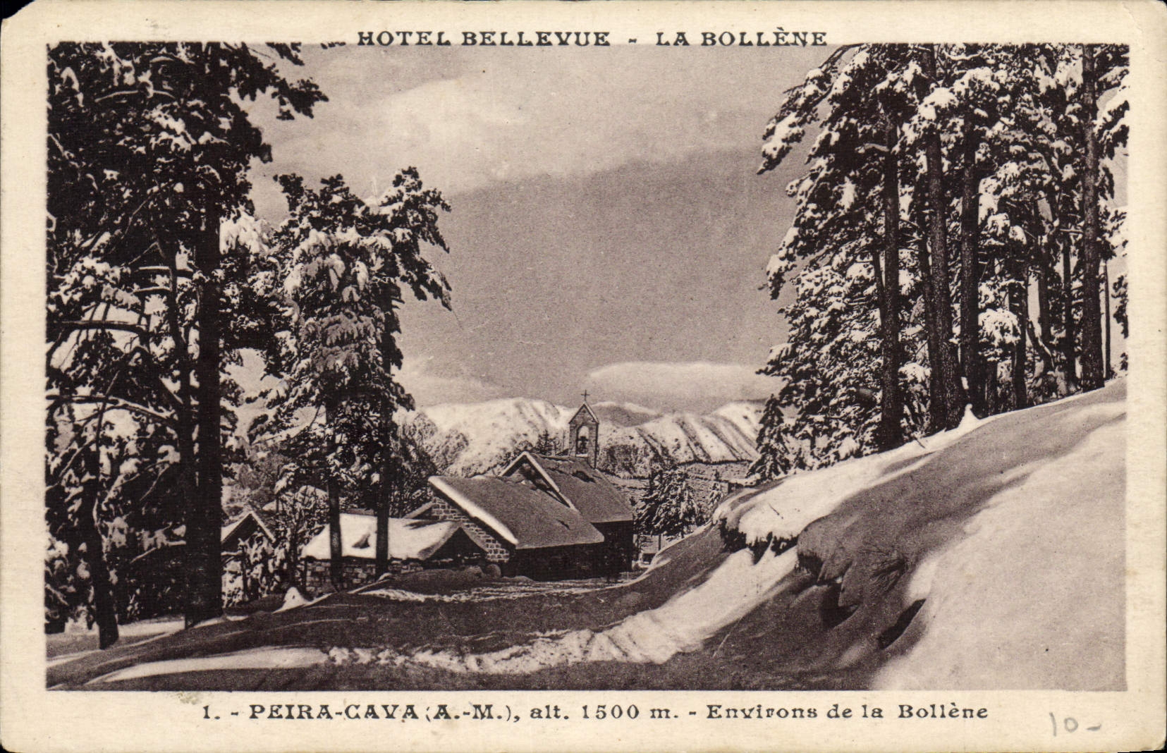 CPA Peira Cava Environs De La Bollene
