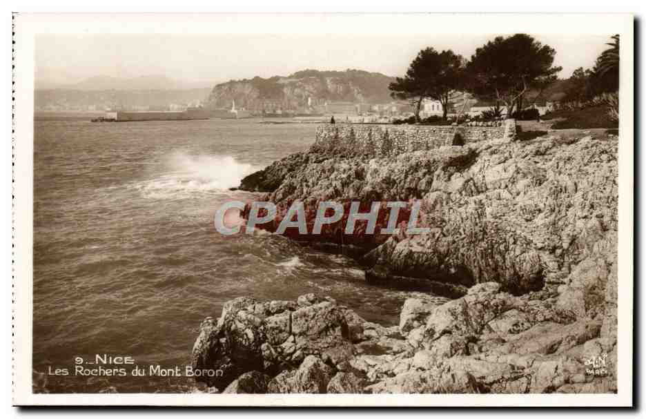 CPA Nice Les Rochers Du Mont Boron