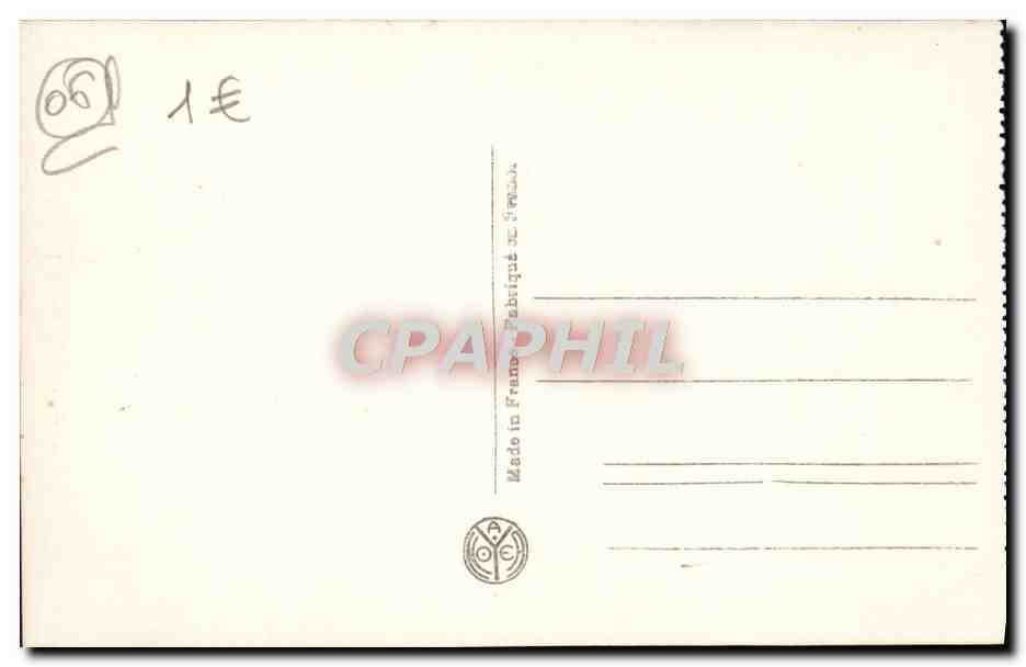 CPA Nice La Promenade Des Anglais Et Le Mont Boron — Rückseite