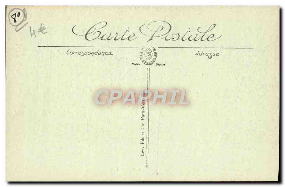 CPA Saint Riquier L'Eglise Le Choeur — Back