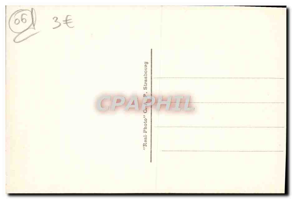 CPA Villeranche Sur Mer A Travers Les Pins — Rückseite