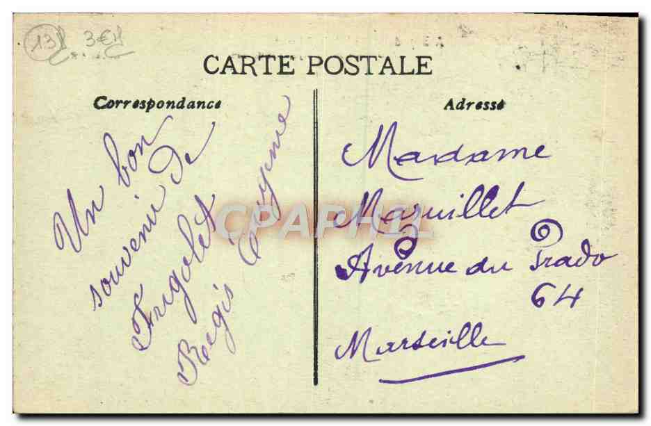 CPA Abbaye de St Michel de Frigolet Un coin de l'abbaye  — Rückseite