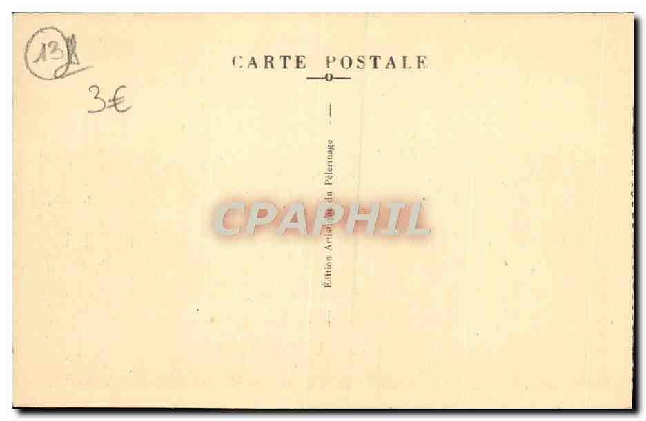 CPA St Michel de Frigolet par Tarascon Vue prise du Sud Ouest — Rückseite