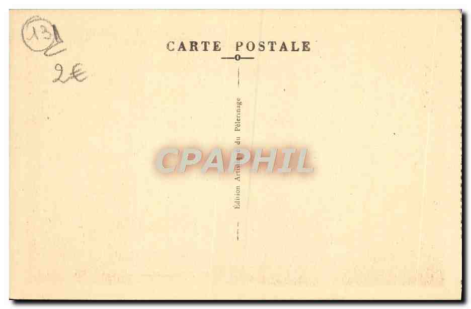 CPA St Michel de Frigolet Eglise abbatiale Chapelle St Joseph decoree par Guilbert d'Anelle — Rückseite