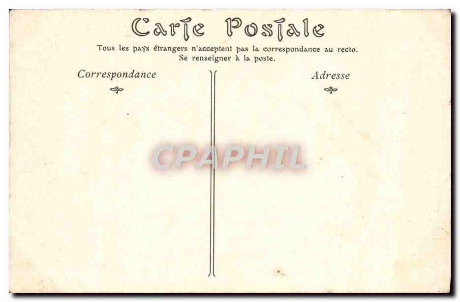 CPA Saint More Les Rochers — Rückseite