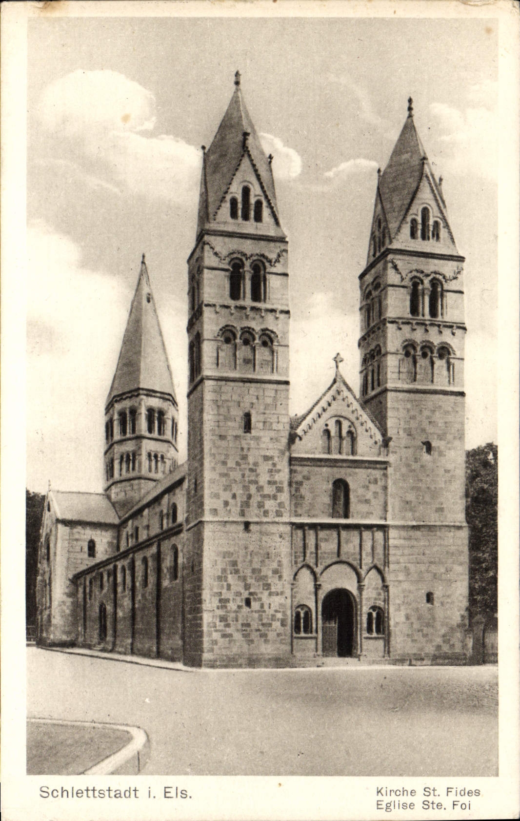 CPA Schlettstadt Els Eglise Ste Doi