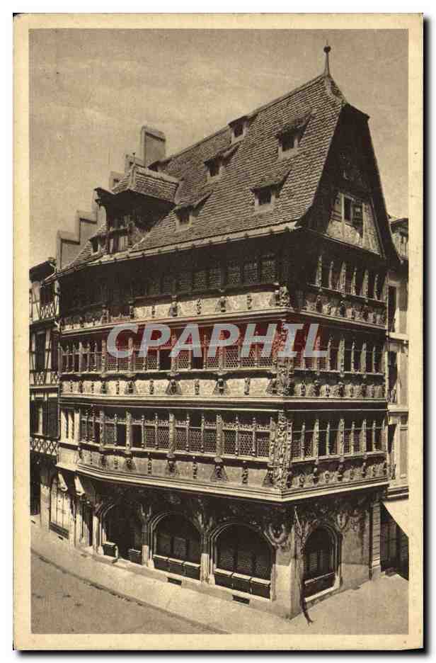 CPA Strasbourg altes Haus 