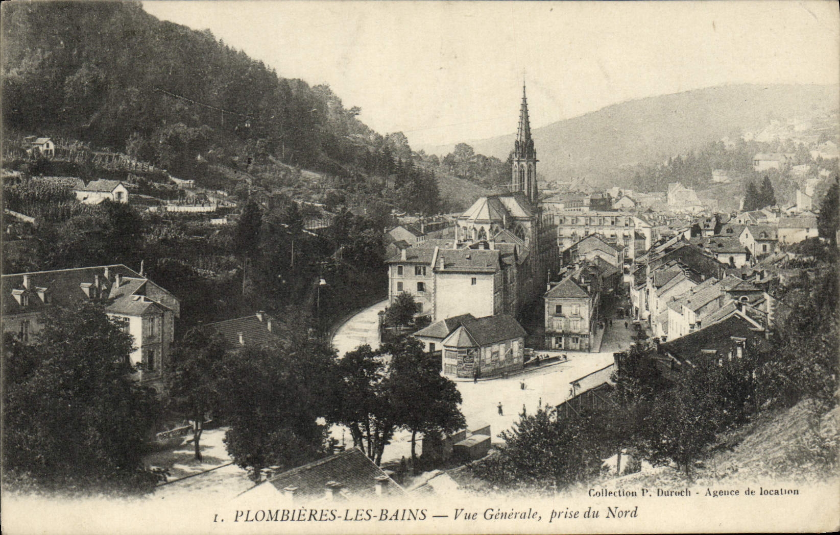 CPA Plombieres Les Bains Vue Generale Prise du Nord