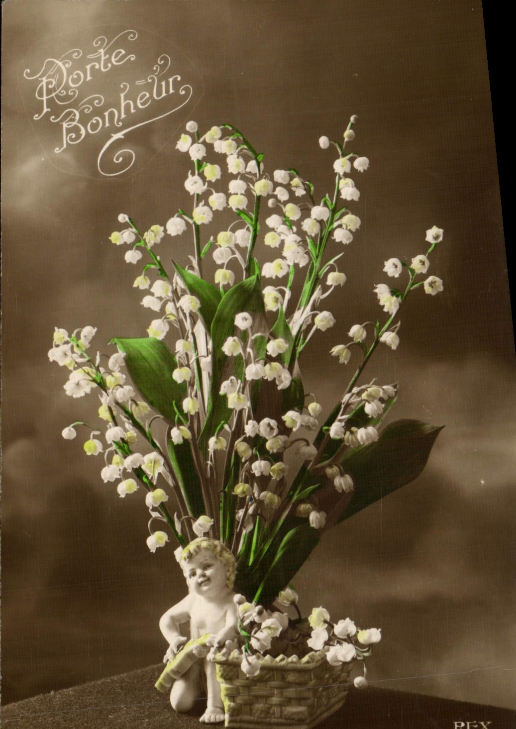 CPA Fantaisie Muguet Bonne Annee