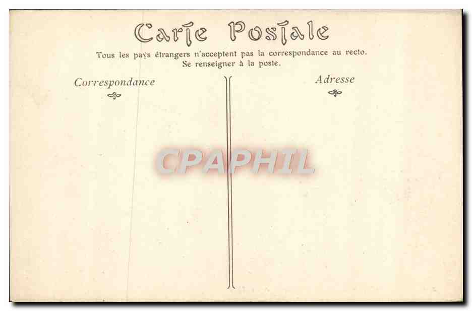 CPA Antibes Le Fort Reille et les Alpes — Rückseite