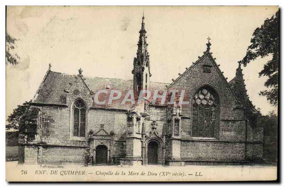 CPA Env de Quimper Chapelle de la Mere de Dieu