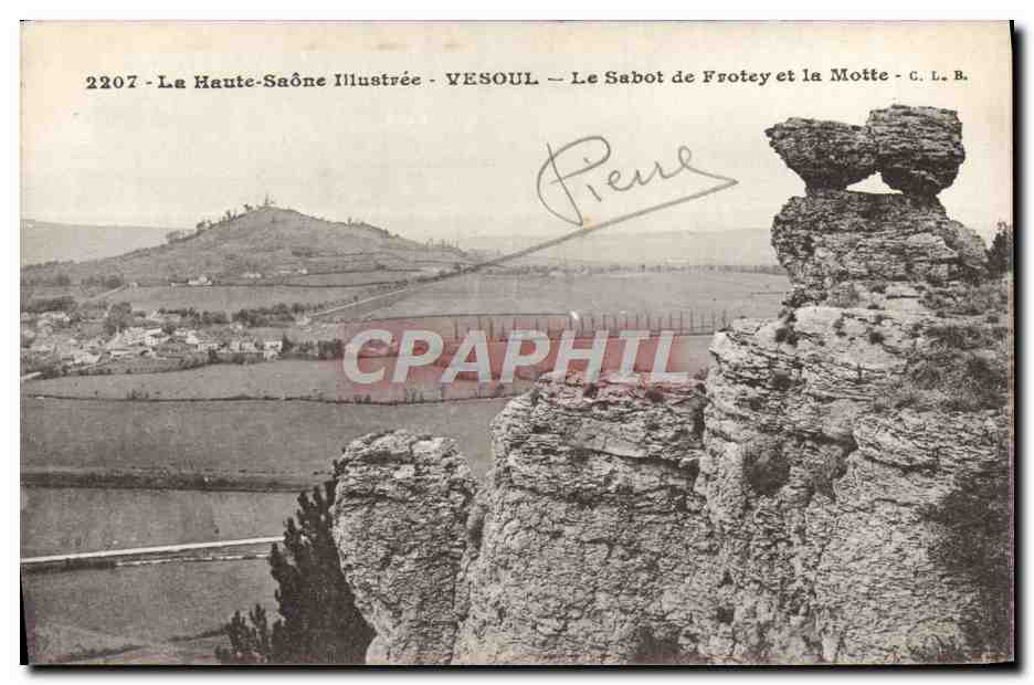 CPA Vesoul Le Sabot de Frotey et la Motte