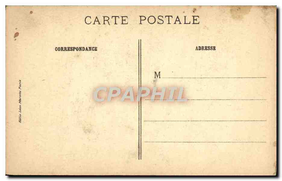 CPA Maternite Carriere Musee du Luxembourg Paris  — Verso
