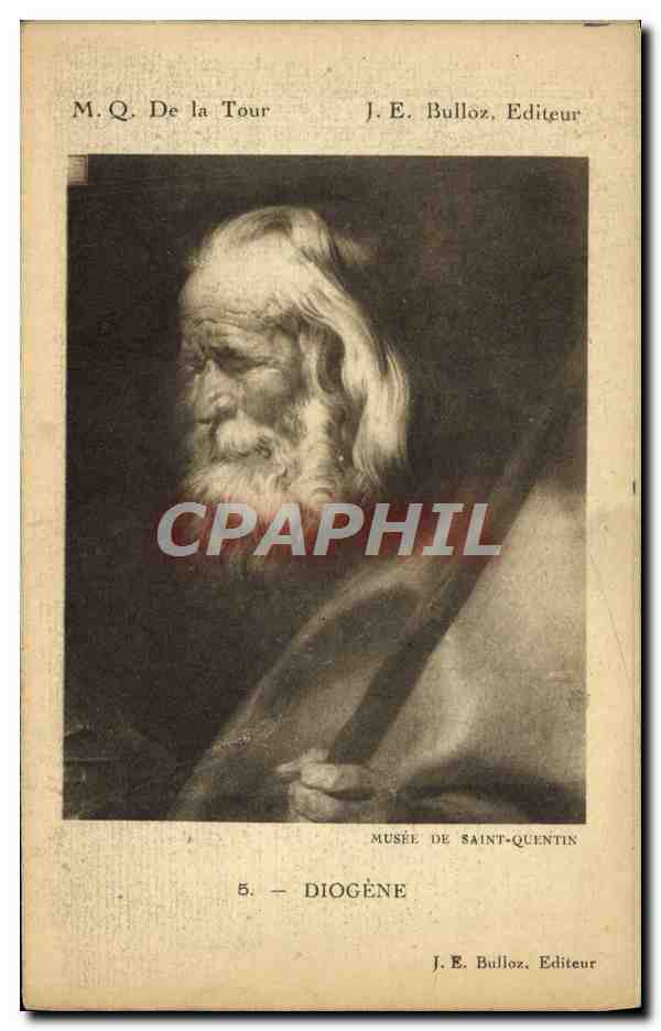 CPA Diogene MQ de la Tour Musee de Saint Quentin