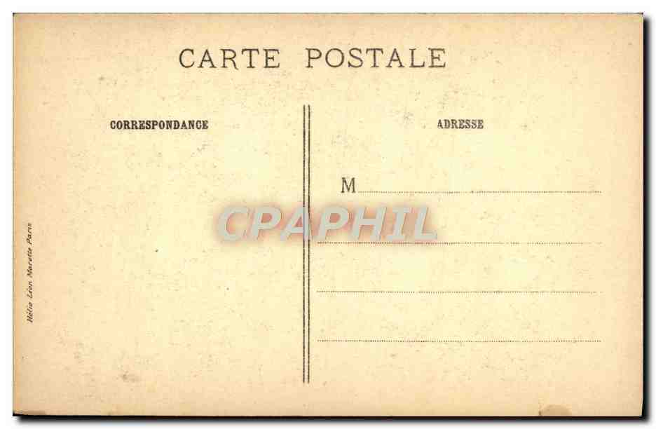 CPA Lenepveu Jeanne D'Arc sur le bucher Paris Pantheon — Verso