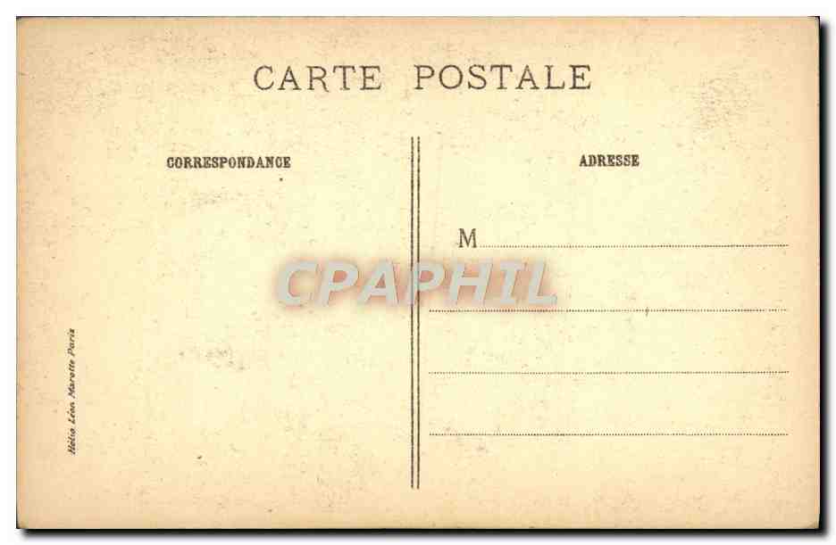 CPA Puvis de Chavannes Sainte Genevieve enfant en priere Paris Pantheon — Back