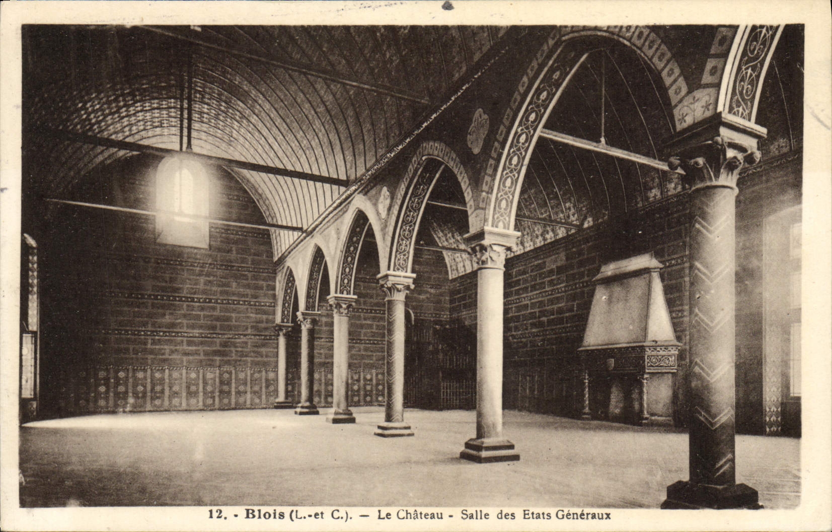 Blois (Loir-et-Cher) — Le Château — Salle des États Généraux — Édition J. Léon