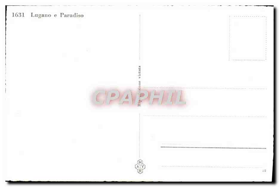CPM Lugano e Paradiso — Rückseite