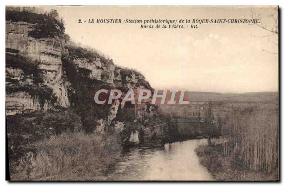 Le Moustier (Prehistoric Site) of La Roque-Saint-Christophe — Banks of the Vézère — BR.