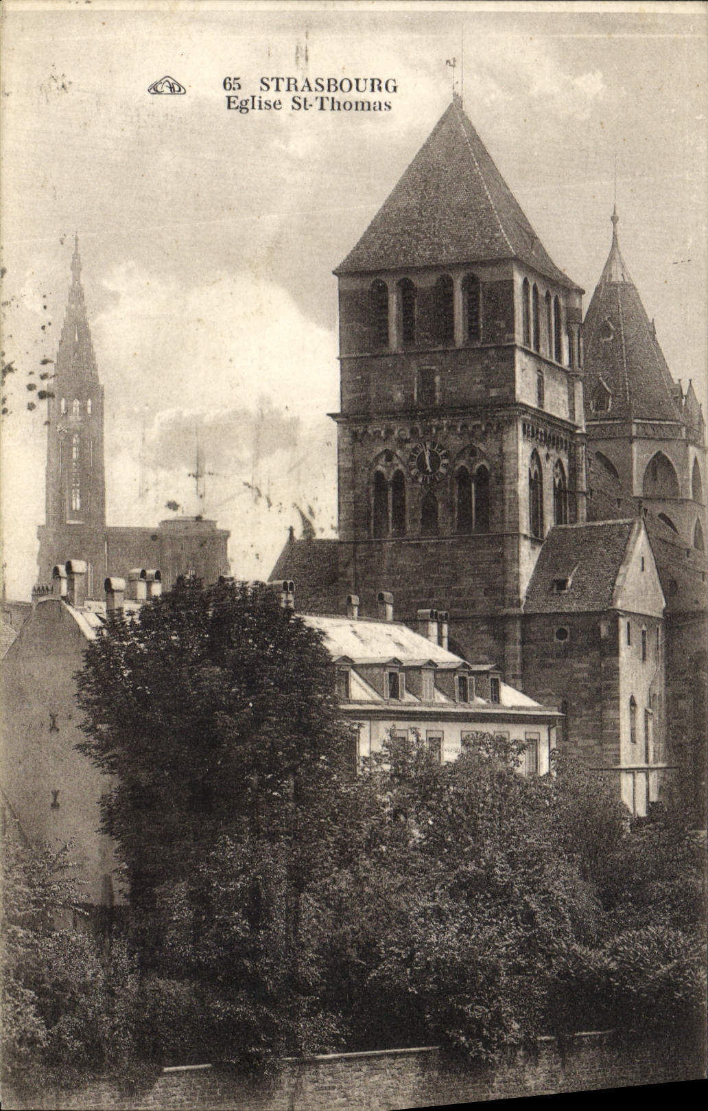 CPA Strasbourg Eglise St Thomas