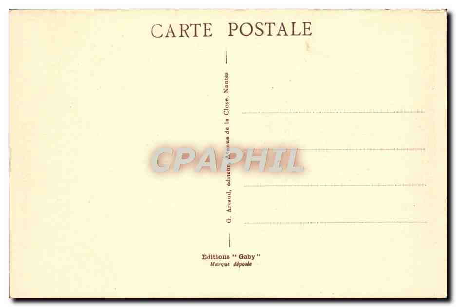 CPA Perpignan Le Palmarium — Verso
