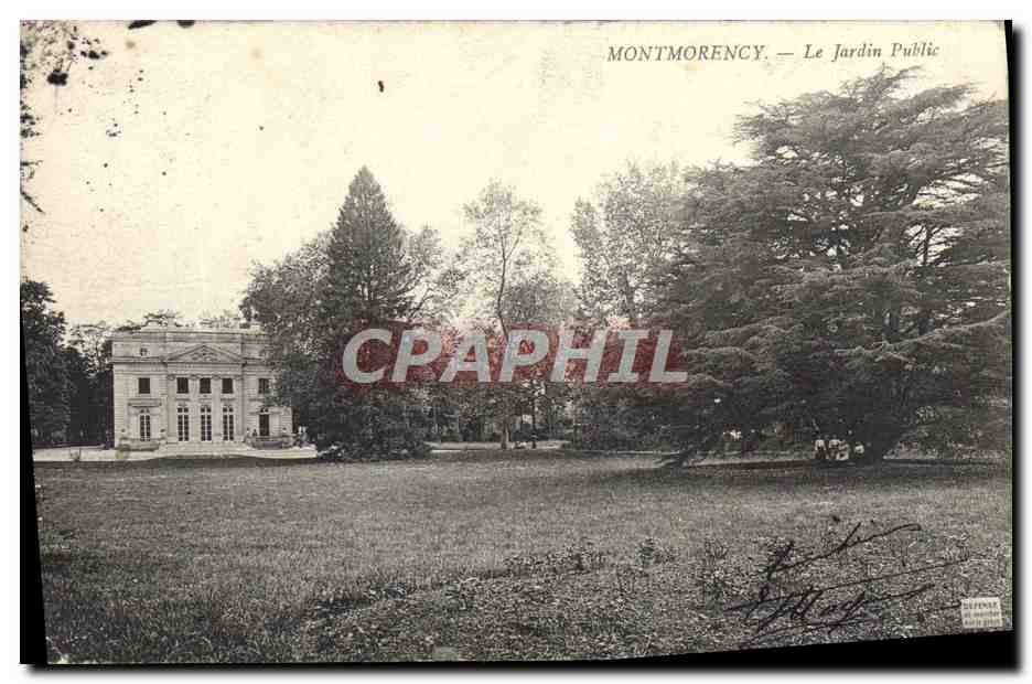 Montmorency — Le Jardin Public — CPAPHIL