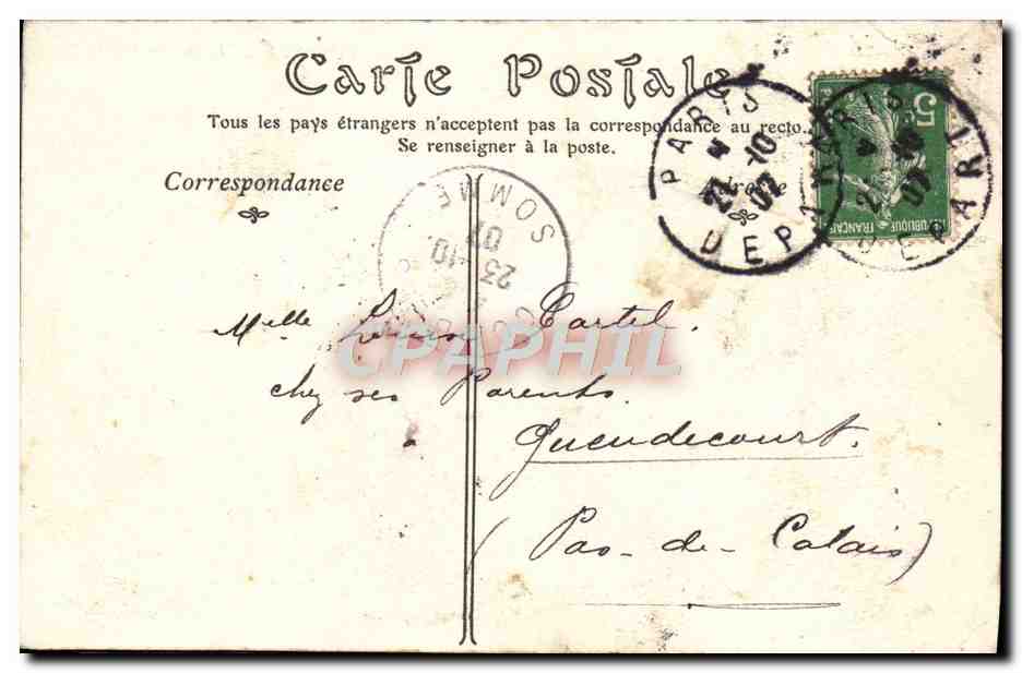 Montmorency — Le Jardin Public — CPAPHIL — Rückseite