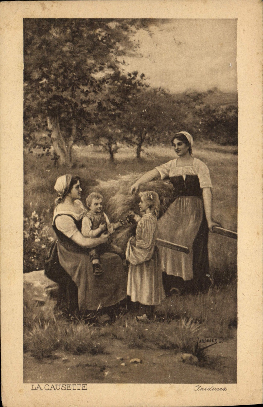 CPA La Causette