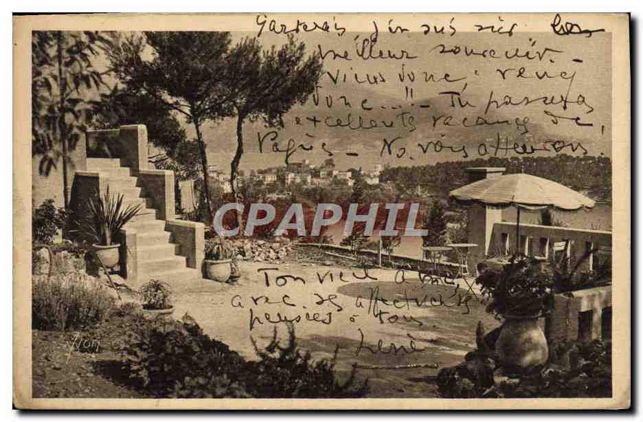 CPA Cap Ferrat St Hospice et la Tete de Chien vus de la pointe du Cap