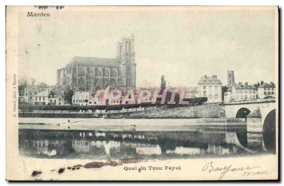 Mantes — Quai du Trou Fayol — R. Giraudi, phot. à Mantes
