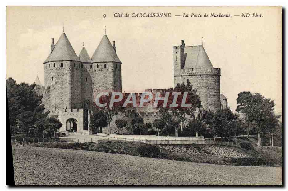 CPA Carcassonne La Porte de Narbonne