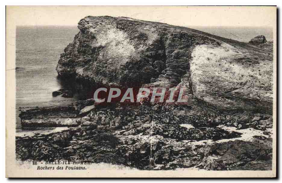 Belle-Île-en-Mer — Rochers des Poulains — G. Artaud, Nantes