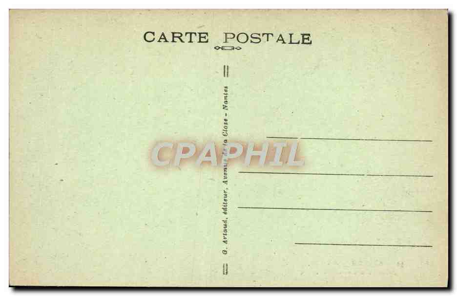 Belle-Île-en-Mer — Rochers des Poulains — G. Artaud, Nantes — Rückseite