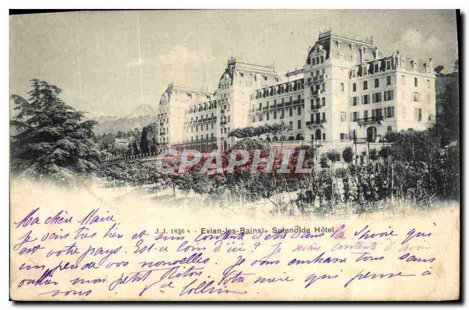 CPA Evian Les Bains Splendide Hotel