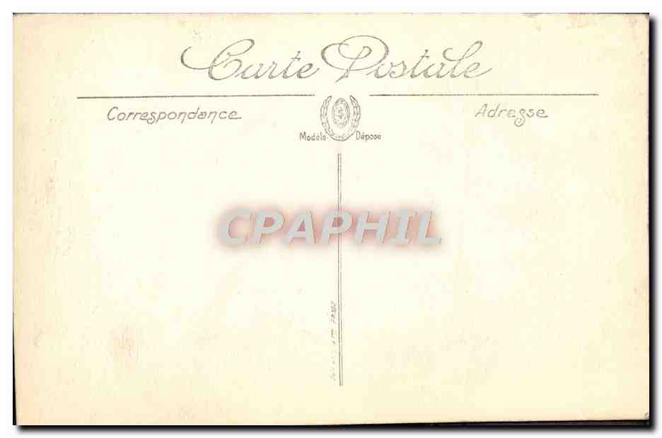 CPA Plougastel Le Calvaire — Rückseite