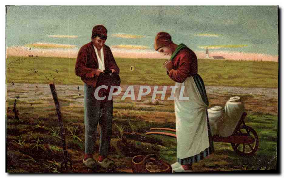 CPA Angelus Millet