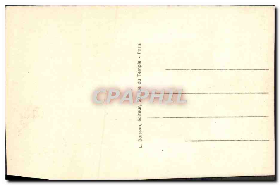 CPA Paris Montmartre Aux Pieds Du Sacre Coeur — Rückseite