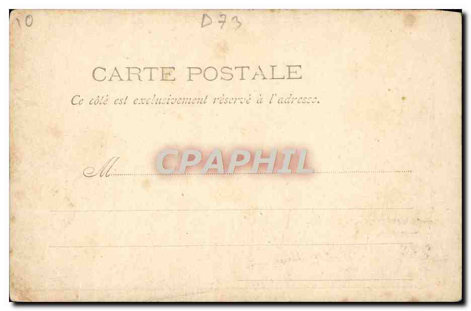 CPA Aix Les Bains L'Arc Campanus — Verso