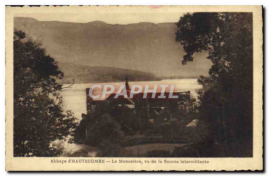CPA Abbaye D'Hautecombe Le Monastere Vue De La Intermittente
