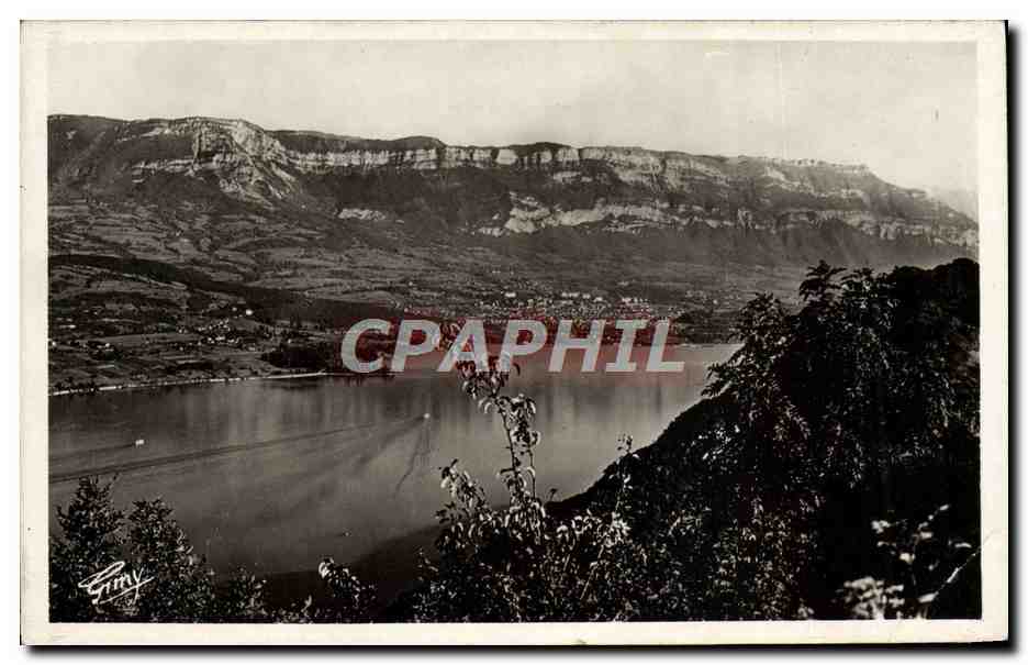 CPM Le Lac Du Bourget Aix les Bains Le Mt Revard et le Nivolet
